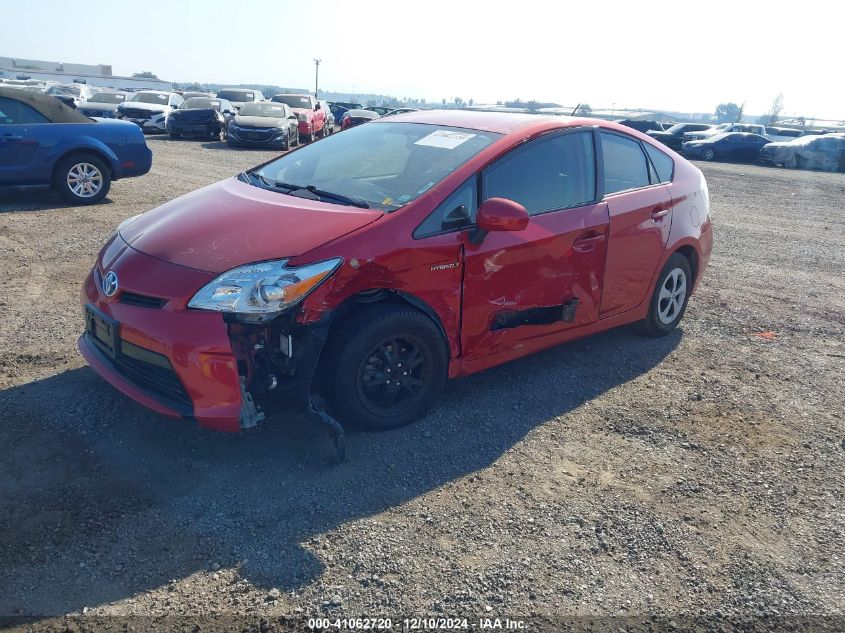 VIN JTDKN3DU9D1651233 2013 Toyota Prius, Two no.2