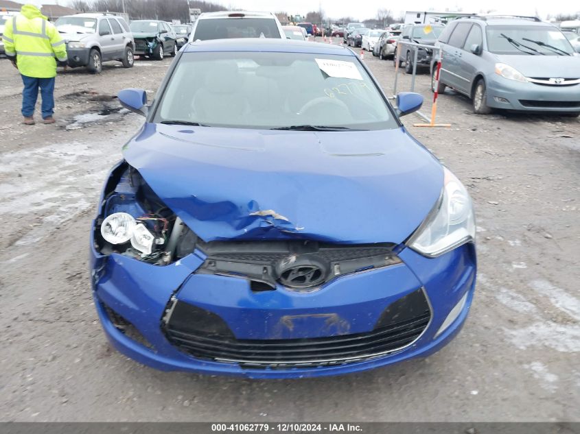 2012 Hyundai Veloster Base W/Gray VIN: KMHTC6AD5CU043122 Lot: 41062779