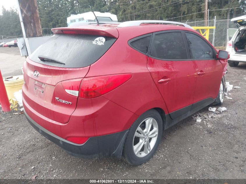 VIN KM8JU3ACXDU615006 2013 Hyundai Tucson, Gls no.4