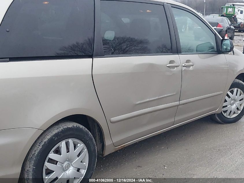 2006 Toyota Sienna Le VIN: 5TDZA23C66S459139 Lot: 41062805