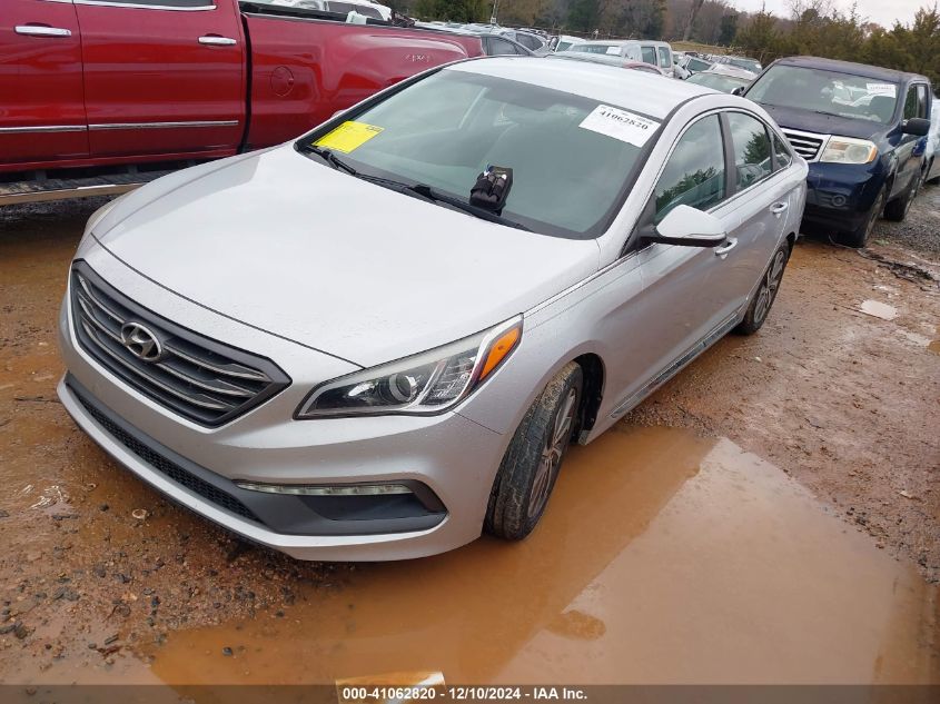 VIN 5NPE34AF4FH051679 2015 Hyundai Sonata, Sport no.2