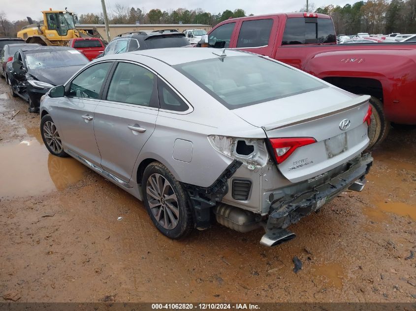 VIN 5NPE34AF4FH051679 2015 Hyundai Sonata, Sport no.3