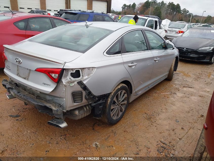 VIN 5NPE34AF4FH051679 2015 Hyundai Sonata, Sport no.4