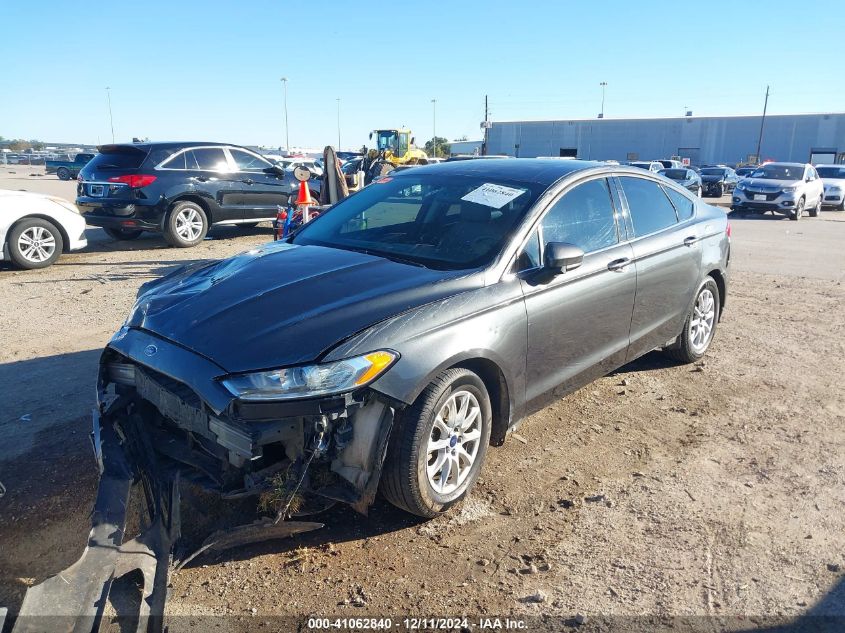 VIN 1FA6P0G74G5118029 2016 Ford Fusion, S no.2