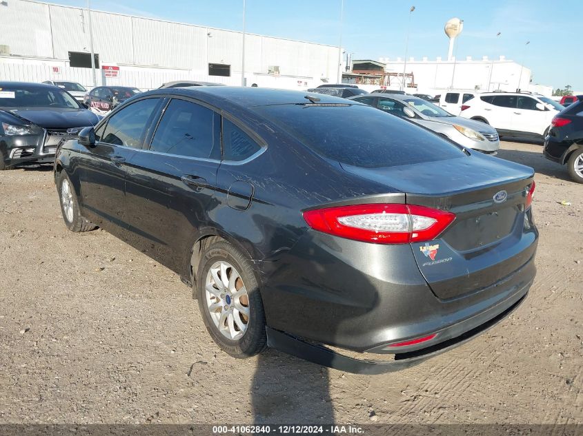 VIN 1FA6P0G74G5118029 2016 Ford Fusion, S no.3