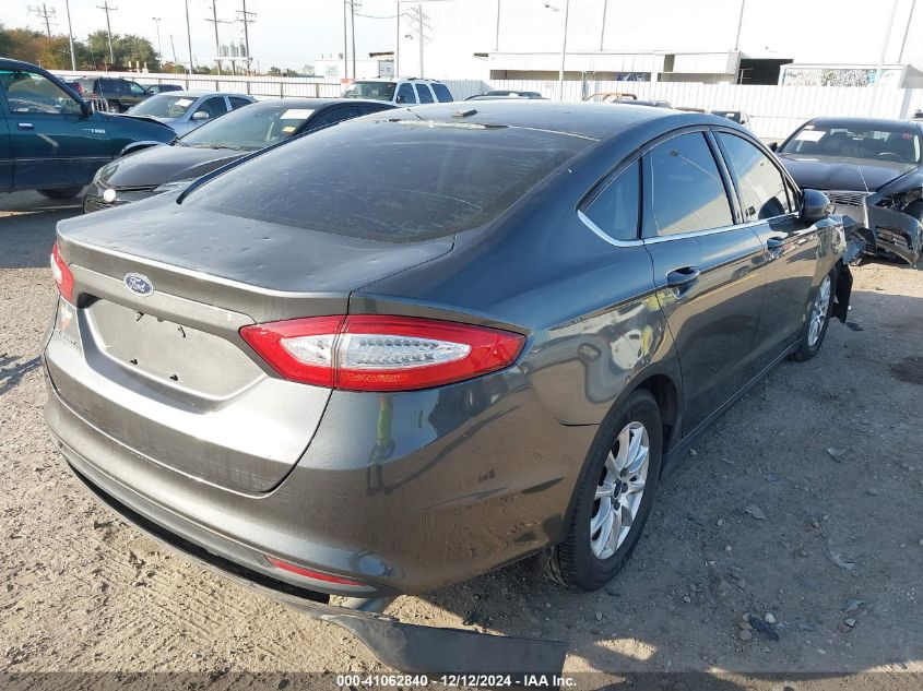 VIN 1FA6P0G74G5118029 2016 Ford Fusion, S no.4