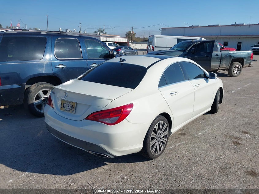 Vin: wddsj4eb9jn588336, lot: 41552933, mercedes-benz cla 250 20184