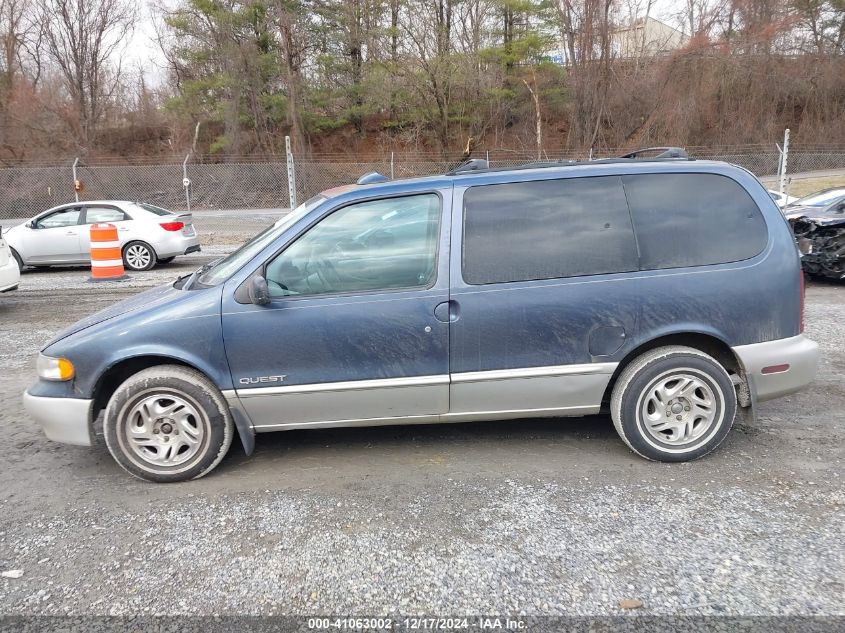 1998 Nissan Quest Gxe/Xe VIN: 4N2DN1112WD801169 Lot: 41063002