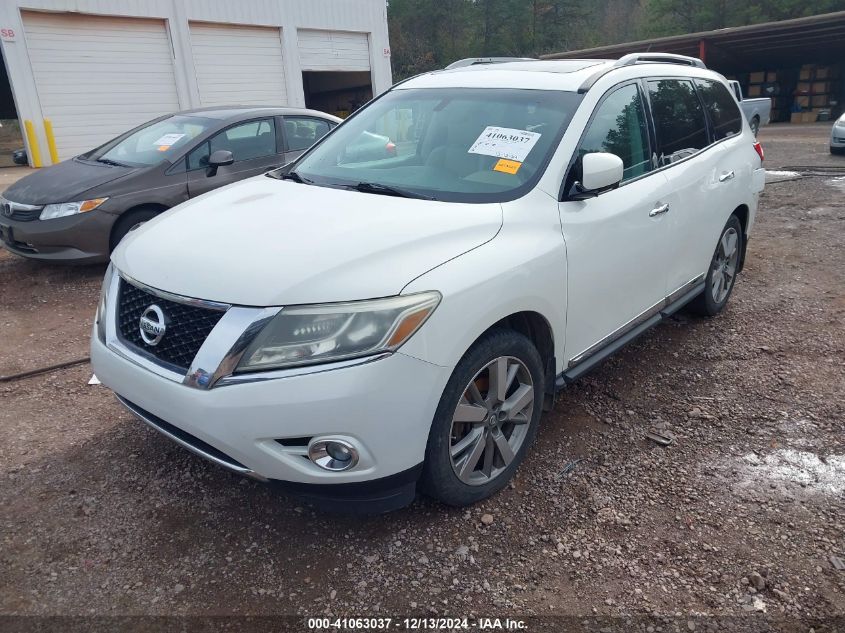 VIN 5N1AR2MN2EC637775 2014 Nissan Pathfinder, Platinum no.2