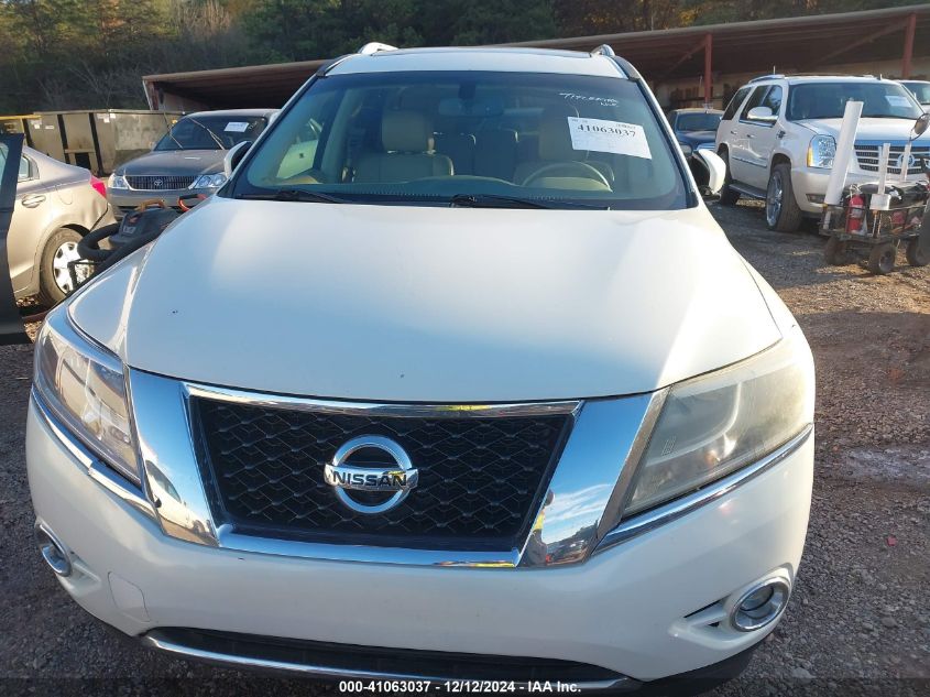 2014 Nissan Pathfinder Platinum VIN: 5N1AR2MN2EC637775 Lot: 41063037