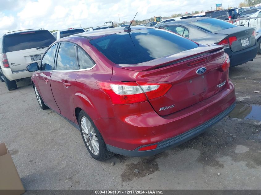 VIN 1FADP3J28EL161304 2014 Ford Focus, Titanium no.3