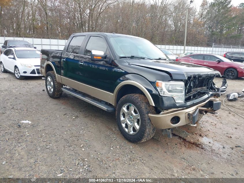 2014 FORD F-150 LARIAT - 1FTFW1EF3EKD97100