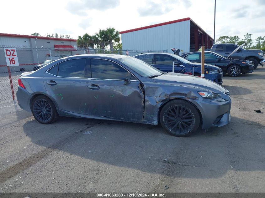 VIN JTHBF1D26F5077457 2015 Lexus IS, 250 no.13