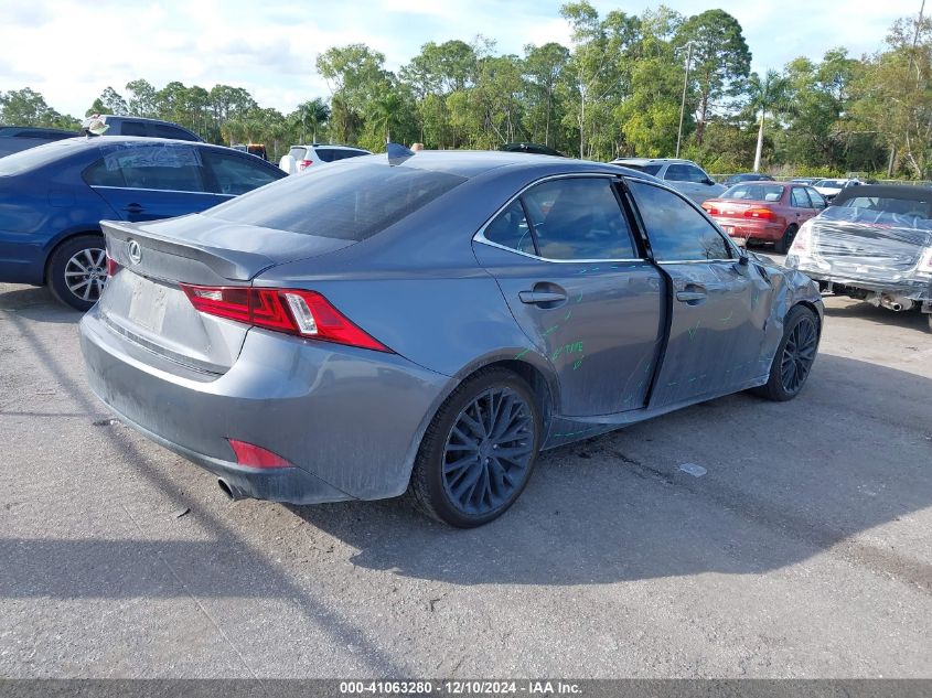 VIN JTHBF1D26F5077457 2015 Lexus IS, 250 no.4