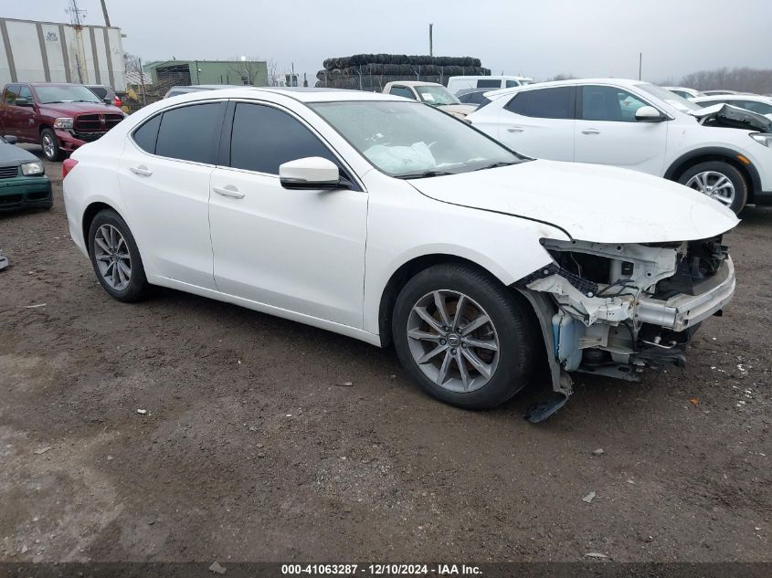 VIN 19UUB1F57JA000806 2018 Acura TLX, Tech Pkg no.1