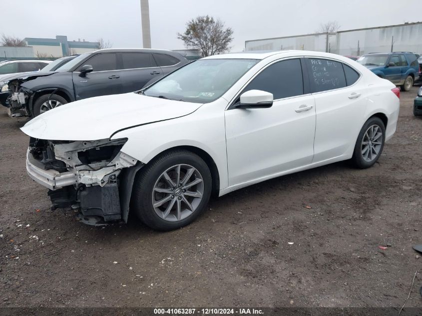 VIN 19UUB1F57JA000806 2018 Acura TLX, Tech Pkg no.2