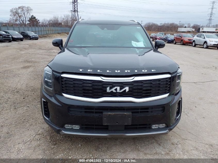 2022 Kia Telluride Sx VIN: 5XYP54HC1NG309693 Lot: 41063303