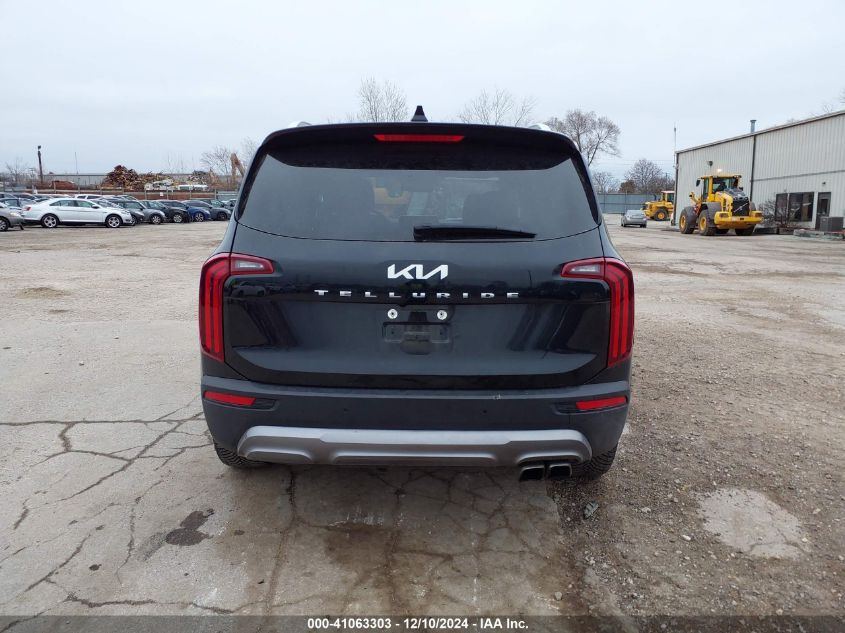 2022 Kia Telluride Sx VIN: 5XYP54HC1NG309693 Lot: 41063303