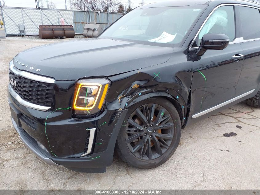 2022 Kia Telluride Sx VIN: 5XYP54HC1NG309693 Lot: 41063303