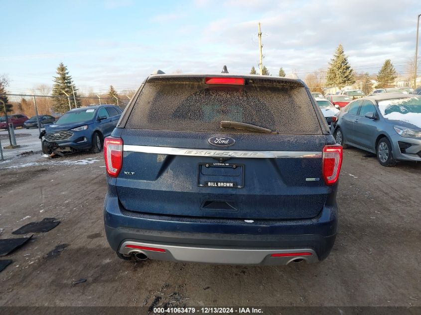 2016 Ford Explorer Xlt VIN: 1FM5K8D83GGC32376 Lot: 41063479