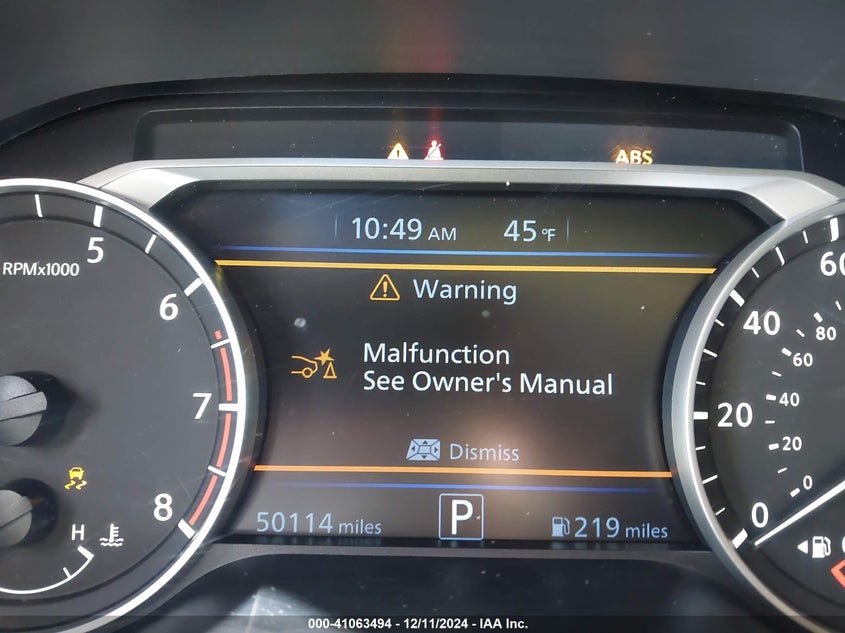 2019 NISSAN ALTIMA VIN: 1N4BL4CV8KN323058