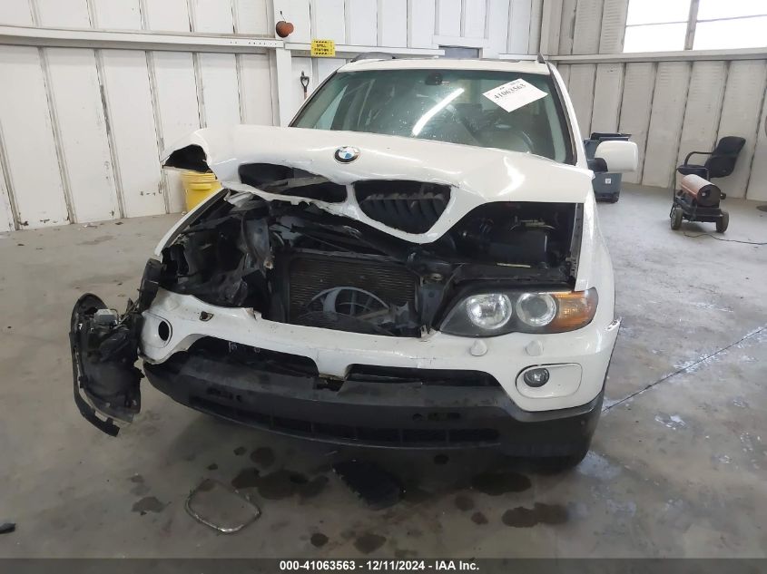 2006 BMW X5 3.0I VIN: 5UXFA13516LY45286 Lot: 41063563