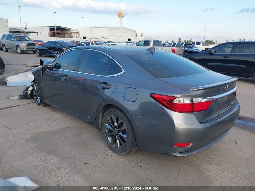 VIN JTHBW1GGXF2081214 2015 Lexus ES, 300H no.3