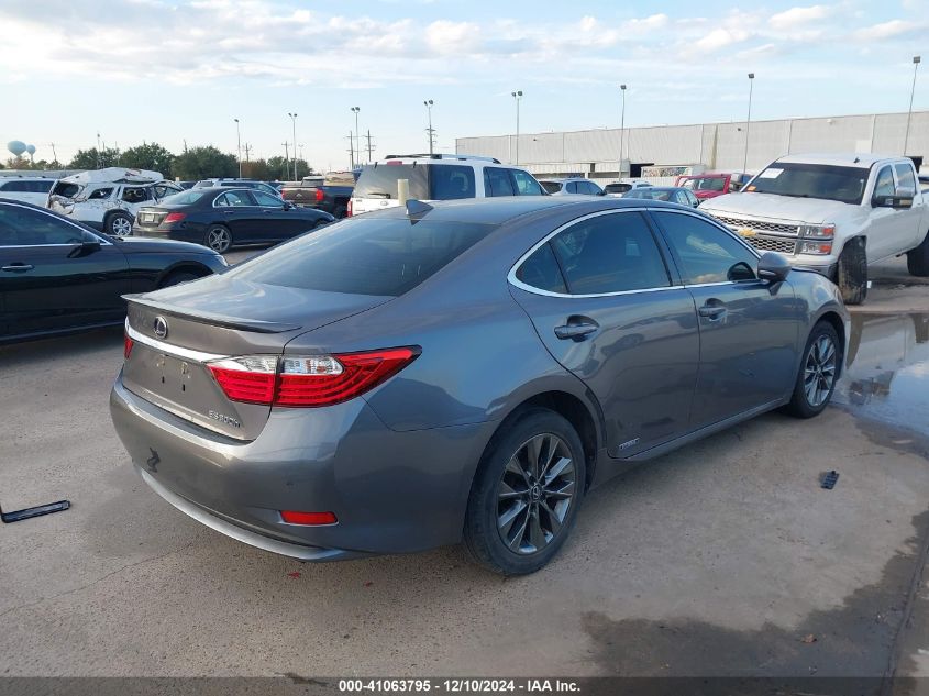 VIN JTHBW1GGXF2081214 2015 Lexus ES, 300H no.4