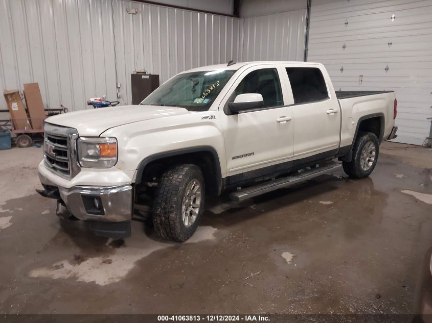 VIN 3GTU2UECXEG318653 2014 GMC Sierra, 1500 Sle no.2