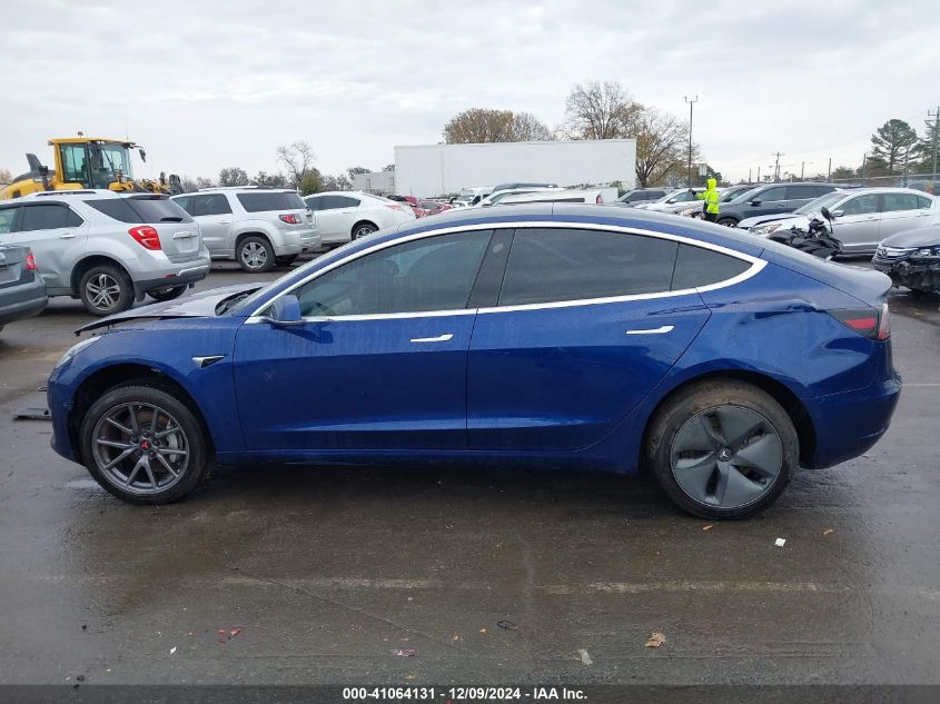 2019 Tesla Model 3 Long Range/Mid Range/Standard Range/Standard Range Plus VIN: 5YJ3E1EA7KF396888 Lot: 41064131