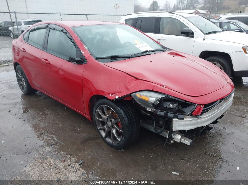 VIN 1C3CDFBA1DD307707 2013 DODGE DART no.1