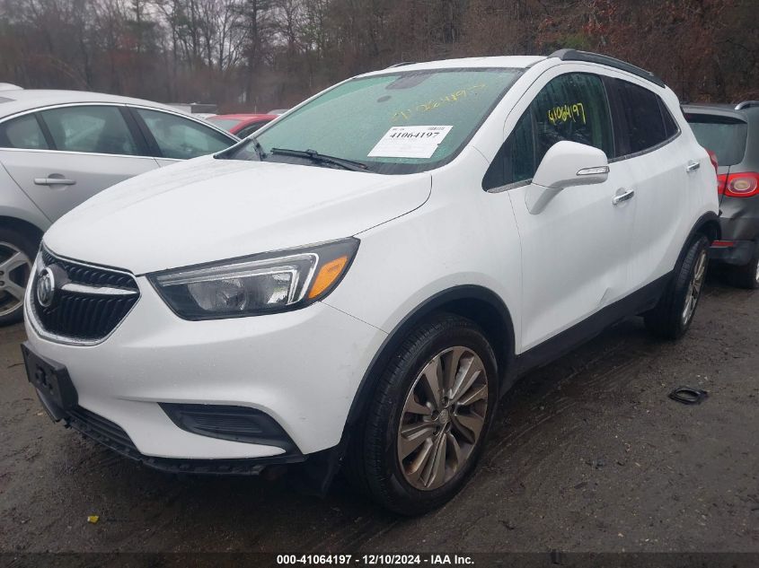 VIN KL4CJASB3HB068608 2017 BUICK ENCORE no.2