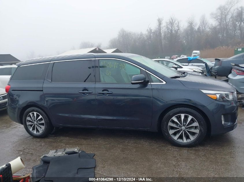 2016 Kia Sedona Sx VIN: KNDMC5C18G6138337 Lot: 41064298