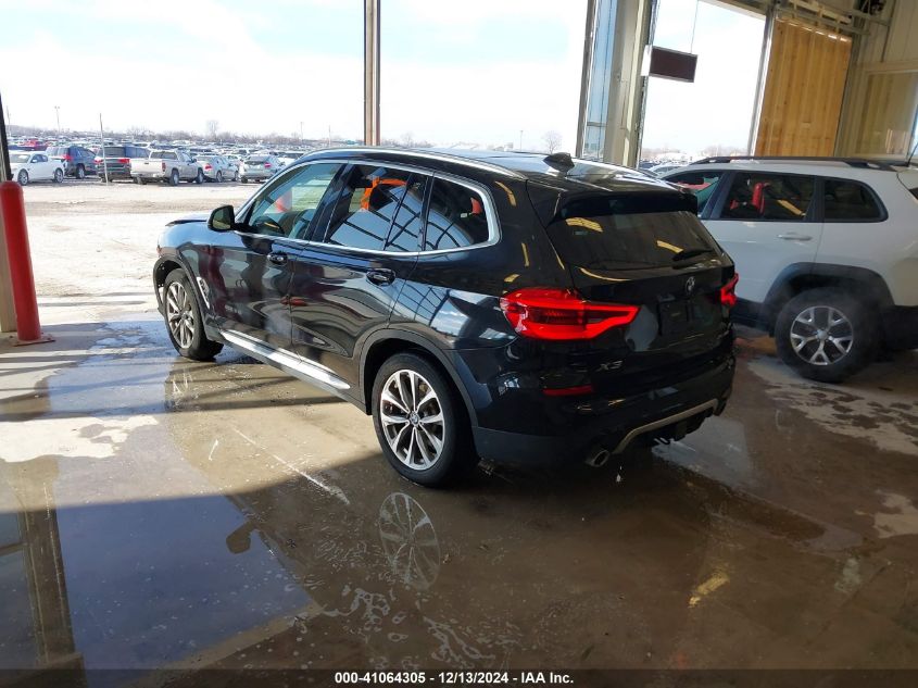 VIN 5UXTR9C59KLR07120 2019 BMW X3, Xdrive30I no.3