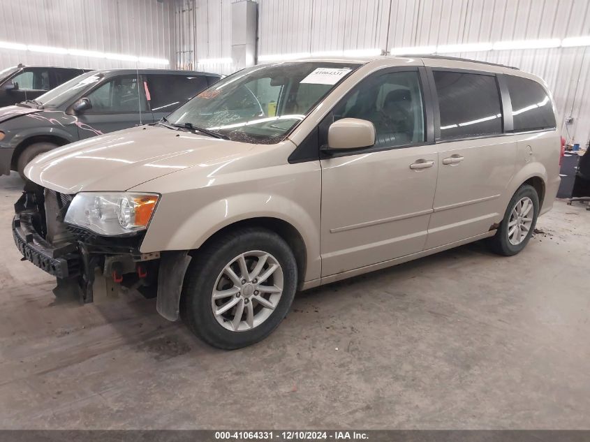 VIN 2C4RDGCGXDR740292 2013 Dodge Grand Caravan, Sxt no.2