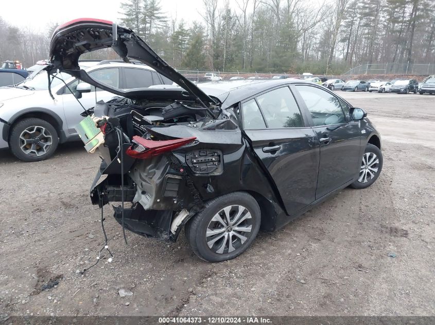 VIN JTDKAMFP5M3174944 2021 Toyota Prius, Prime LE no.4