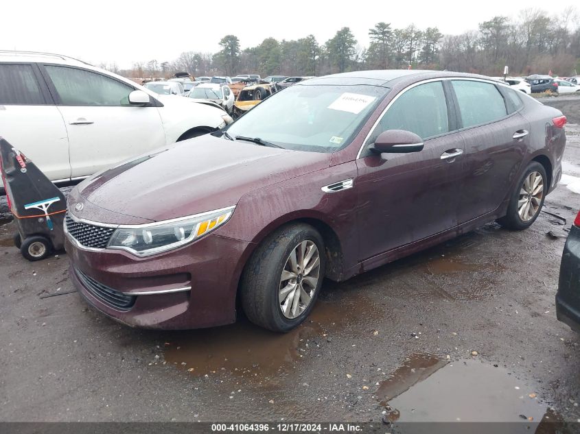 2016 KIA OPTIMA EX - 5XXGU4L35GG085975