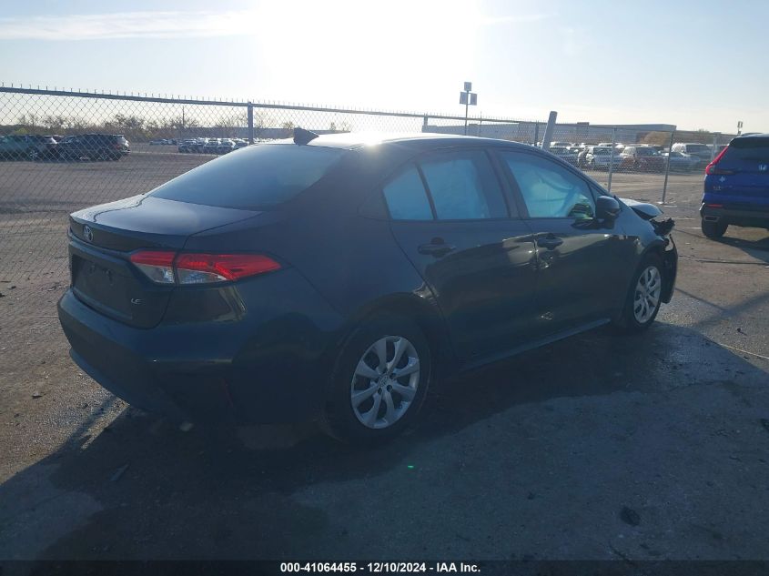 VIN 5YFEPMAE5MP211306 2021 Toyota Corolla, LE no.4