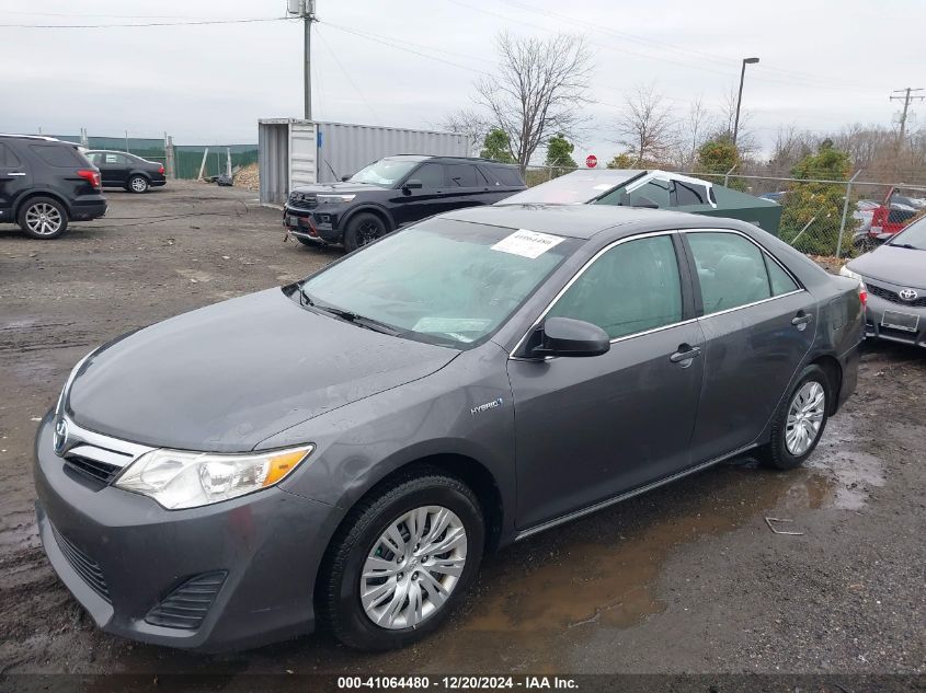 VIN 4T1BD1FK9EU100220 2014 Toyota Camry, Hybrid LE no.2