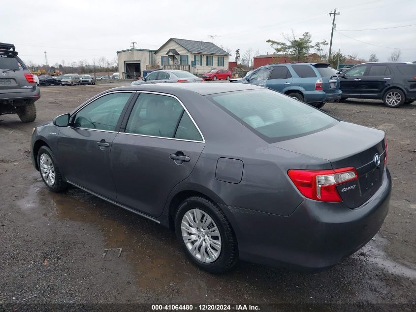 VIN 4T1BD1FK9EU100220 2014 Toyota Camry, Hybrid LE no.3