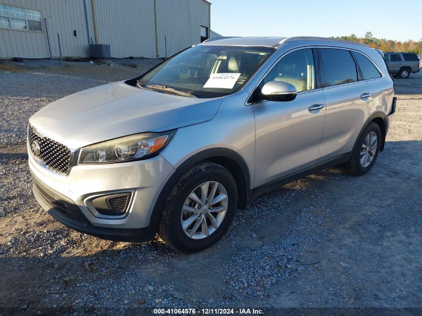 VIN 5XYPG4A37HG279057 2017 KIA Sorento, 2.4L Lx no.2