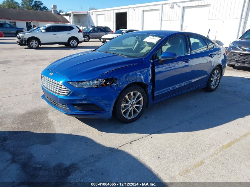 VIN 3FA6P0HD3HR320993 2017 Ford Fusion, SE no.2