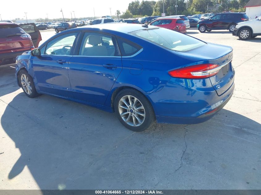 VIN 3FA6P0HD3HR320993 2017 Ford Fusion, SE no.3