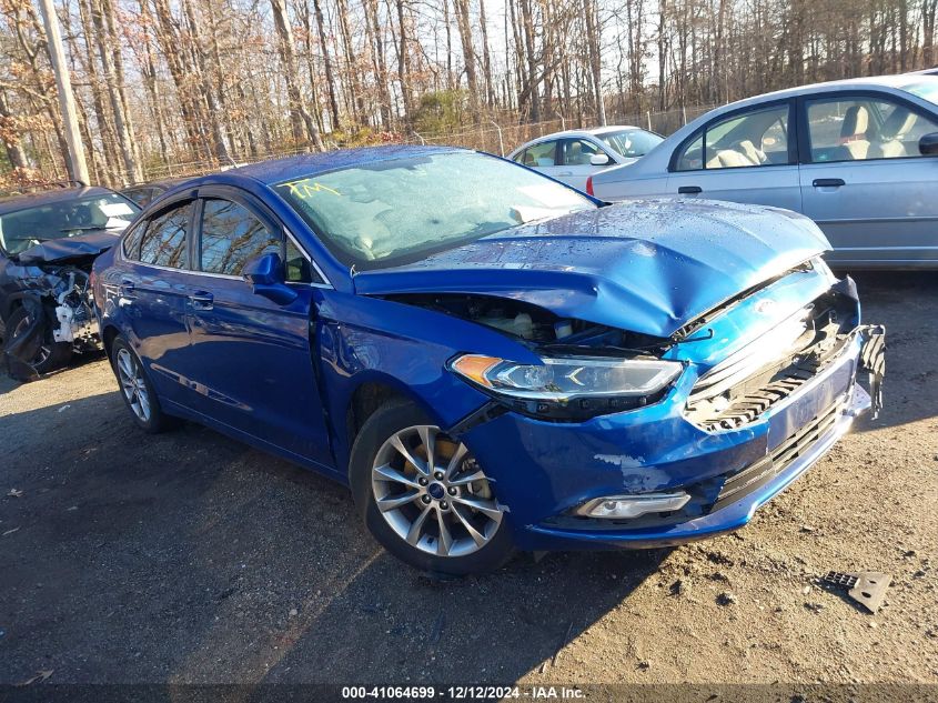 VIN 3FA6P0HD3HR143152 2017 Ford Fusion, SE no.1