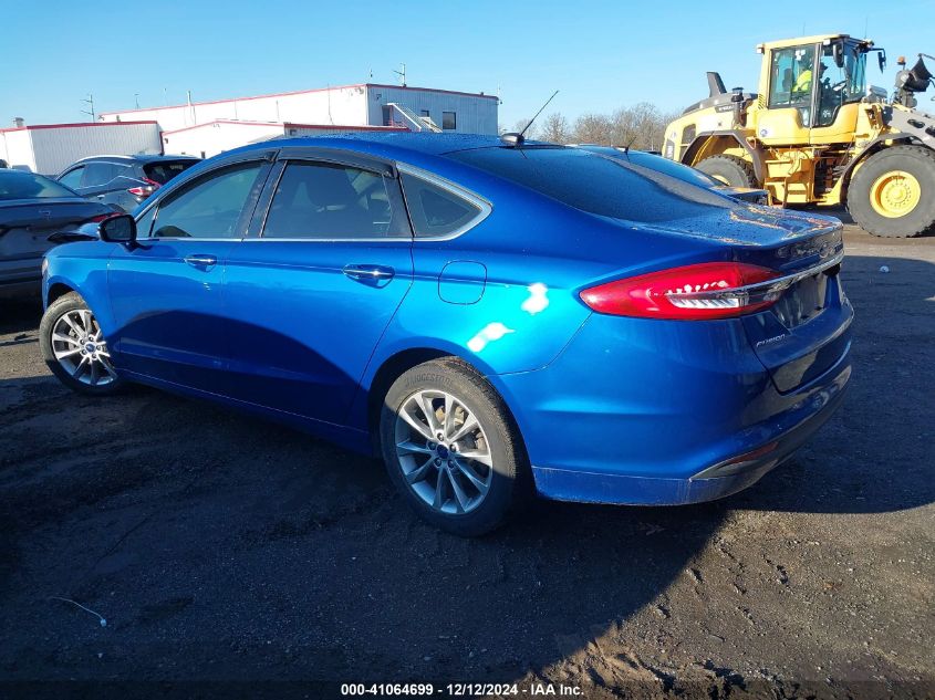 VIN 3FA6P0HD3HR143152 2017 Ford Fusion, SE no.3