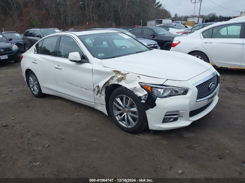 VIN JN1BV7AR5FM404917 2015 Infiniti Q50, Premium no.1