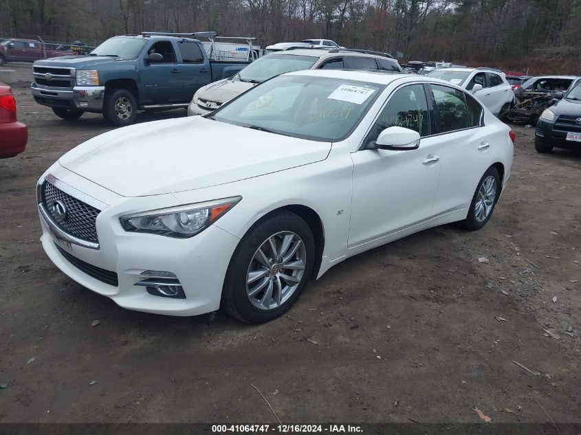 VIN JN1BV7AR5FM404917 2015 Infiniti Q50, Premium no.2