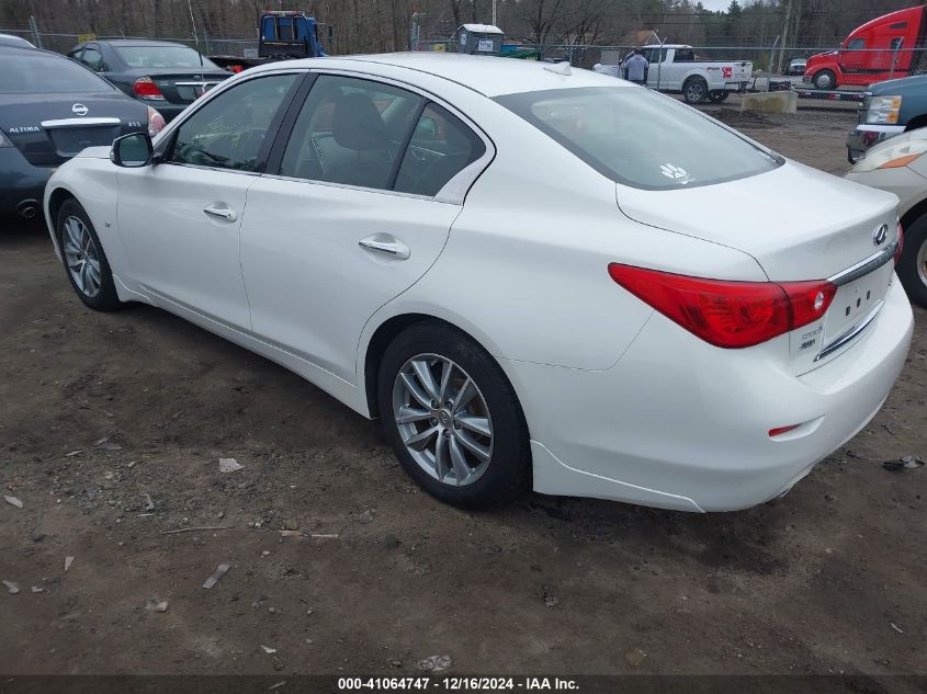 VIN JN1BV7AR5FM404917 2015 Infiniti Q50, Premium no.3