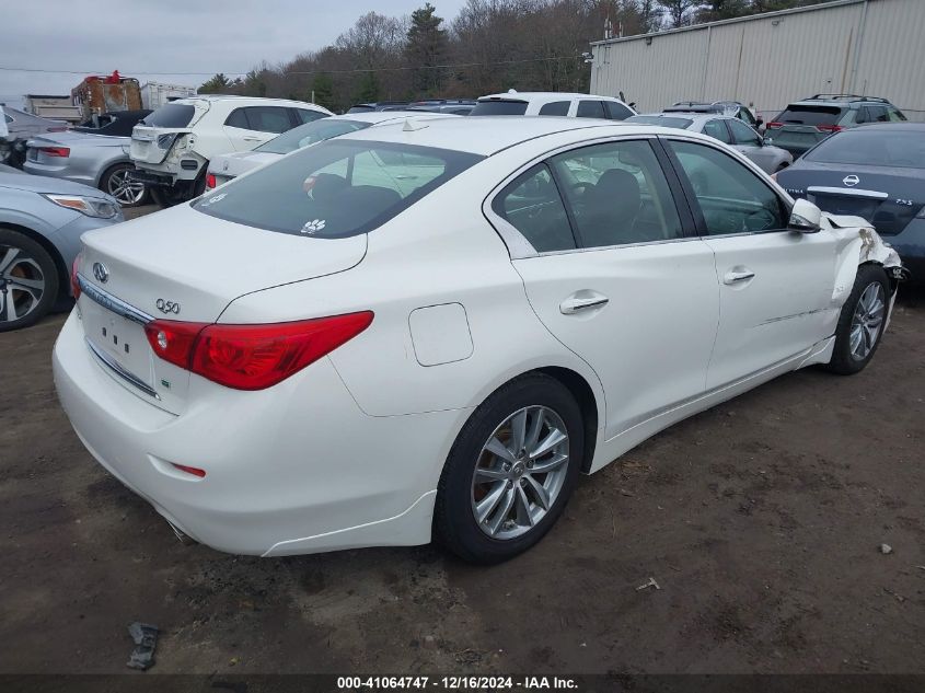 VIN JN1BV7AR5FM404917 2015 Infiniti Q50, Premium no.4