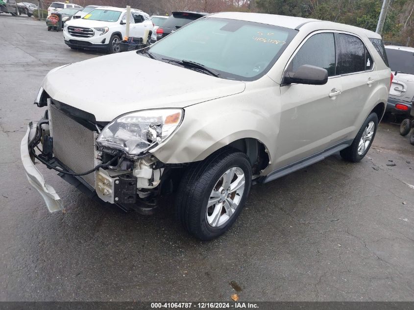 VIN 2GNALAEK0E6155598 2014 Chevrolet Equinox, LS no.2